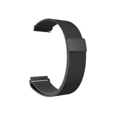 Imagem de Estilo no Pulso, Pulseira Milanese 20mm compatível com Amazfit Cheetah Square cor:Preta