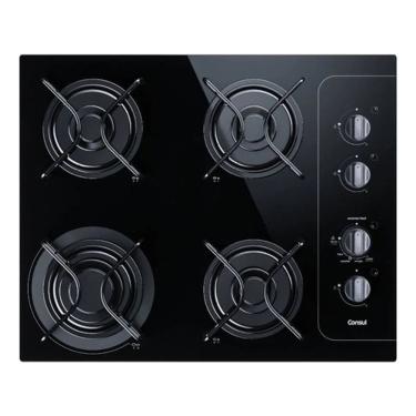 Imagem de Cooktop 4 Bocas A Gás 56,5x46cm Controle Fácil Bivolt Consul