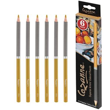 Imagem de Lápis de cor premium Cezanne 6ct – Lápis de cor para desenhar, esboçar e colorir – Amarelo Nápoles 3,3 mm