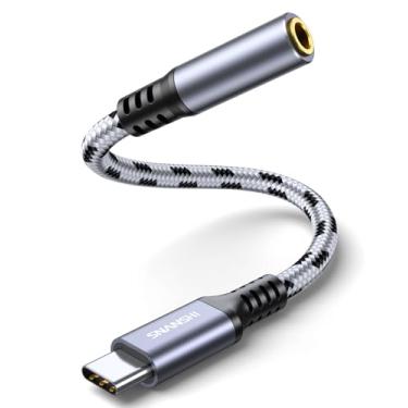 Imagem de Adaptador de áudio USB C para 3,5 mm - Adaptador de fone de ouvido USB C compatível com iPhone 16/15 Pro Max/15 Pro/15, Samsung Galaxy S24/S23/S22/S21 Ultra, iPad Pro, Pixel 8