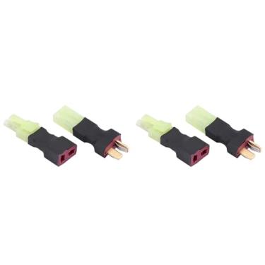 Imagem de 4 Pces 2 Conjunto T Plug para Mini Conector, T Plug Fêmea para Mini Macho Conector Adaptador Rc Acessório