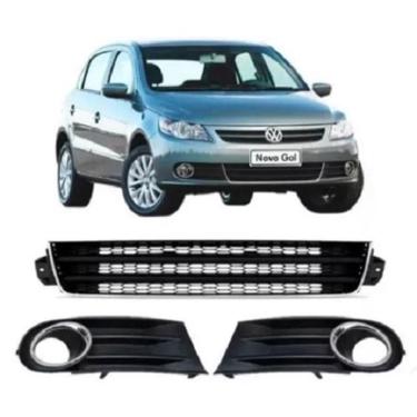 Imagem de Grade Inferior Milhas Aro Cromada Gol Saveiro Voyage G5