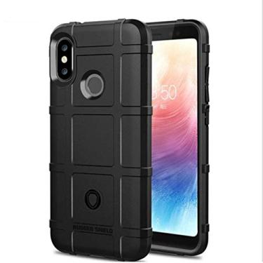 Imagem de Capa para Xiaomi Mi A2, proteção robusta, material TPU de fibra de carbono, suave antiderrapante, macia, anti-impressão digital, capa totalmente protetora para Xiaomi Mi A2
