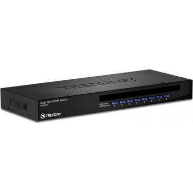 Imagem de TRENDnet Chaveador KVM (teclado+video+mouse) USB com 8 portas, não emp