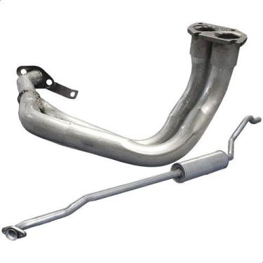 Imagem de Kit Escap Tubo Motor + Intermediário Kadett 1.8 8v 89 A 95 - ScapJá