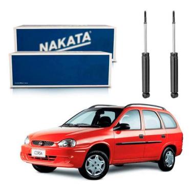 Imagem de Par Amortecedor Traseiro Corsa Wagon 1.0 1.6 1997 A 2002 - Nakata