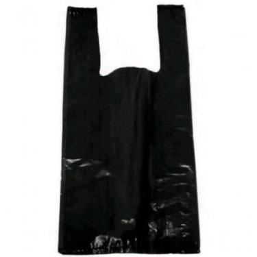 Imagem de Sacolas Plasticas Reciclada Recuperada Preto 1kg