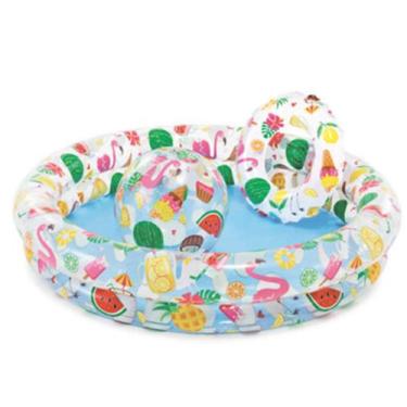 Imagem de Piscina inflável intex tropical infantil c acessórios 150l, Transparen