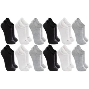 Imagem de Kit 12 Par De Meia Curta Lupo Original Modelo Sport Soquete Esportiva 