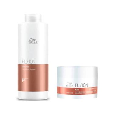 Imagem de Kit Fusion Shampoo 1L e Máscara 150ml - Wella Professionals