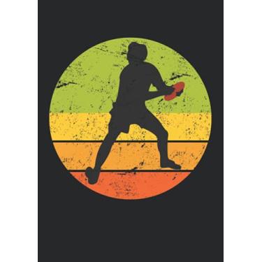 Imagem de Notizbuch A4 liniert mit Softcover Design: Ultimate Frisbee und Disc Golf Geschenk Discgolf: 120 linierte DIN A4 Seiten