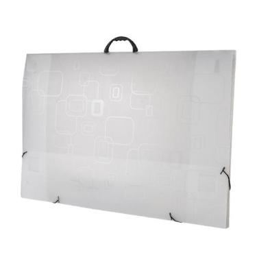 Imagem de Pasta Maleta Newline Profissional A3 Polibras, Cristal