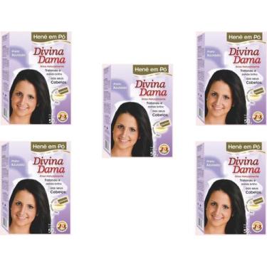 Imagem de Hene em Po Divina Dama 05x50gr Jaborandi ( Cores: Incolor, Chocolate, 