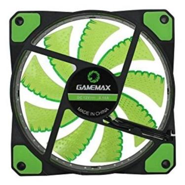 Imagem de Fan Gamemax Para Pc Gamer Gf12G 12Cm Verde 32 Led