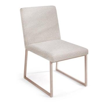 Imagem de Cadeira Tulipa em Aço Carbono Dourado - Drop mobiliário