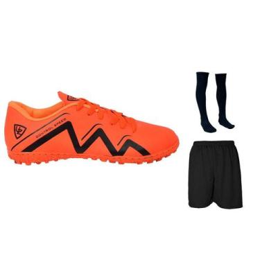 Imagem de Chuteira Society Control Speed Adulto Juvenil Sosaite Gramado Sintétic