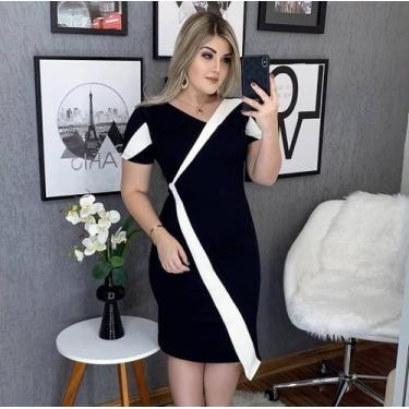 Imagem de Vestido MIDI Plus Size Dilma Moda Evangélica Feminina - MISS FLOWER, P