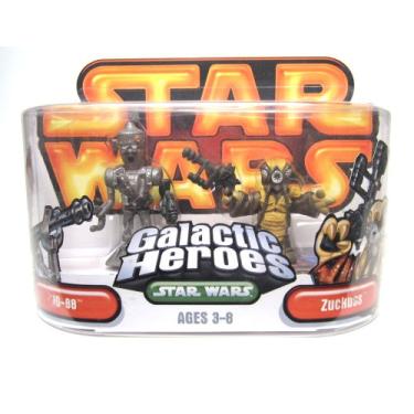 Imagem de Hasbro 85418 Star Wars Galactic Heroes Mini-Figure 2 Pack - IG-88 & Zuckuss