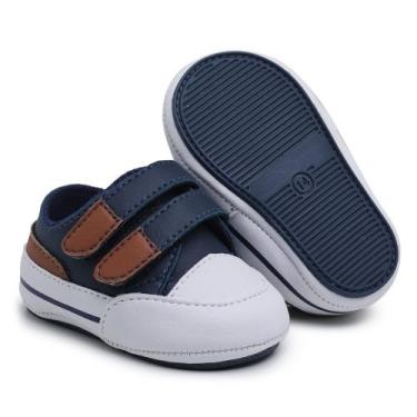 Imagem de Botina Infantil Bebê Country Para Pequenos Peões - Skalvin, Tênis azul