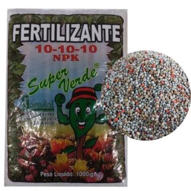 Imagem de Adubo NPK 10-10-10  1 kg saco Nitran