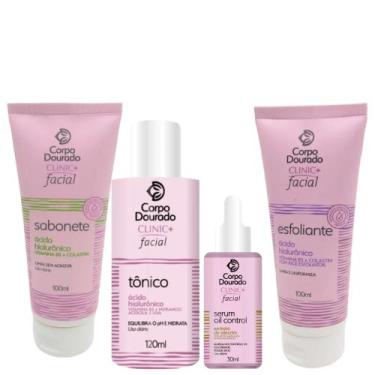 Imagem de Kit Limpeza de Pele Skin Care e Hidratação Facial Clinic+ - Corpo Dour