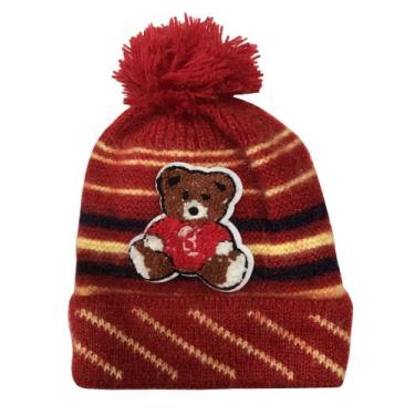 Imagem de Gorro Touca Infantil Forro Interno Quentinho Com Pompom Menino Menina 