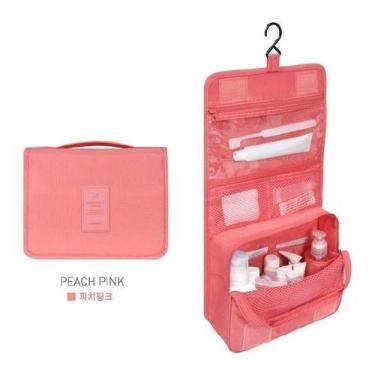 Imagem de 1 Necessaire Organizadora Travel Bag Cabide Gancho Lisa - oem, Azul, M