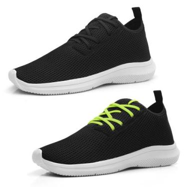 Imagem de Kit 2 Tênis Masculino Casual Leve Moderno Academia Caminhada - EXP, 34
