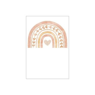 Imagem de Painel De Festa Vertical 1,50 x 2,20 - Arco-Íris Boho Marrom 014 - Via