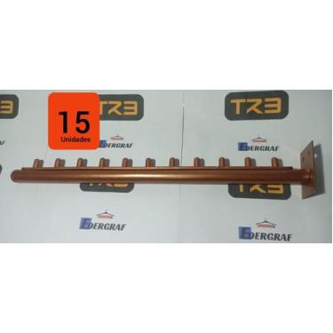 Imagem de Expositor Rt Arara Reto Cabideiro Parede - Rose - TR3, 15 unidades