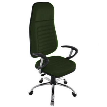 Imagem de Cadeira Presidente com Espaldar Alto Linha Blenda Verde - Design Offic