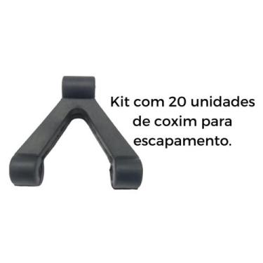 Imagem de Kit 20 Unidades Borracha Escapamento Carro Jetta/Parati - VABADUS