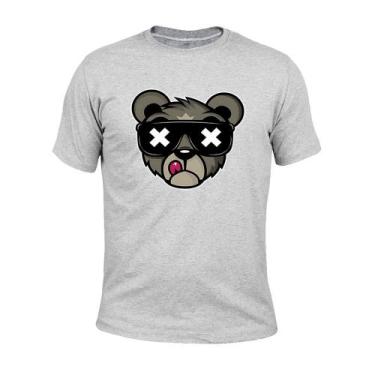 Imagem de Camiseta Várias Cores Tecido Macio Estampada Urso Bolado - Surprass, C