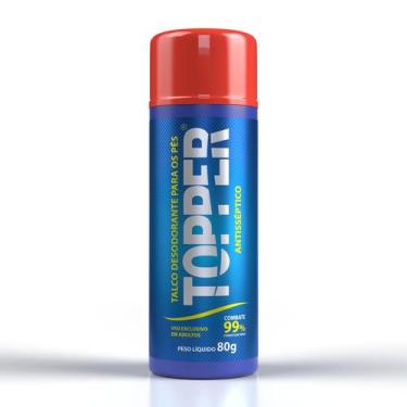 Imagem de Talco Desodorante Para os Pés Topper Antisséptico 80g - Suissa