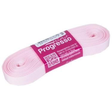 Imagem de Fita Gorgurão Progresso 11mm nº2 - 10m Cor 206 Rosa Claro - 01 unidade