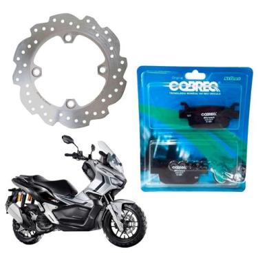 Imagem de Kit disco freio honda adv 150 traseiro + pastilha - MR DISCOS