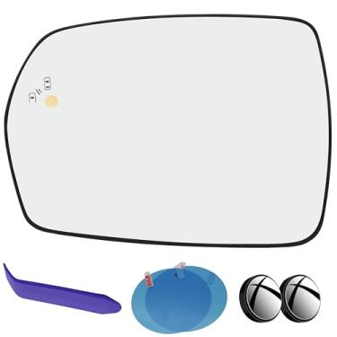 Imagem de EAP Vidro espelhado lateral do motorista compatível com Ford Edge 2015-2019, aquecido com ponto cego sem escurecimento automático FT4Z17K707J