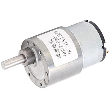 Imagem de Motor Dc 12v 12rpm, Eixo Redutor, Motor Engrenado de Travamento Automático, Mudança de Rotação por Fiação, para Abridores de Porta de Janela