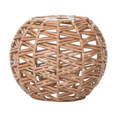 Imagem de Ioensy Sombra de luz pendente, sombra de lâmpada pendurada sombra de lâmpada tecida para fazenda