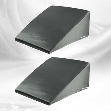 Imagem de HOMBYS Pacote com 2 capas de cetim estilo pilow, 61 x 61 x 19 cm, com zíper, respirável, macia, removível e lavável na máquina, (62 x 62 x 20 cm)