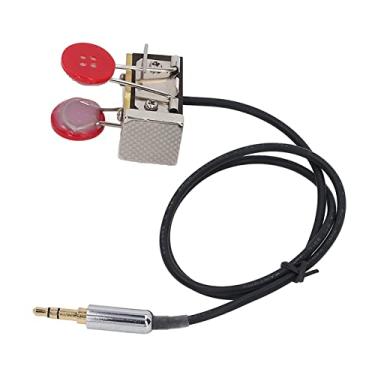 Imagem de Keyer Automático Cw, Chave de Código Morse de Remo Duplo, Chave de Remo Cw para Operadores de Rádio Amador
