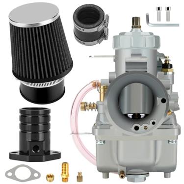 Imagem de CILOYU Kit de filtro de ar de carburador Performance VM34 para Predator 420cc 301cc GX390 GX340 GX270 Motor 11Hp 13Hp Mini Bike Go Kart Cart Cortador de grama Bomba de água peças de lavadora de
