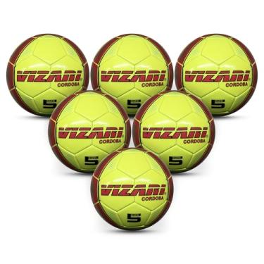Imagem de Vizari Bola de futebol Córdoba | Conjunto profissional de bola de futebol juvenil EVA para jogos internos e externos | Ideal para treinamento de futebol e presentes para amantes de futebol (pacote com