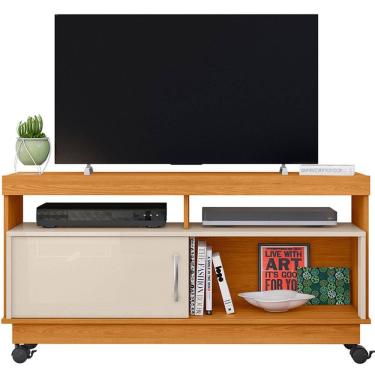 Imagem de Rack Bancada Abel 1 Porta de Correr Para Tv de 50" Polegadas