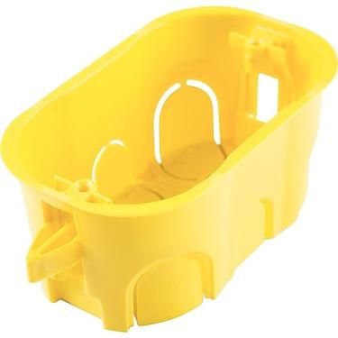 Imagem de Caixa de Embutir Drywall 4x2 Tramontina Amarela