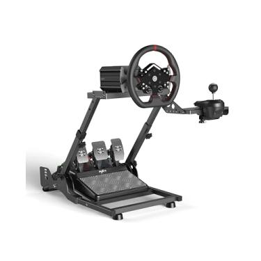 Imagem de PXN - A10 Steering Wheel Stand - 11KG Foldable, Adjustable, Portable Racing Sim Metal Stand - Universal Fit for V900, V9, V9 Gen2, V10, V99, G29, G920, G923, T248, T300, TGT, Apex & More Racing Wheel