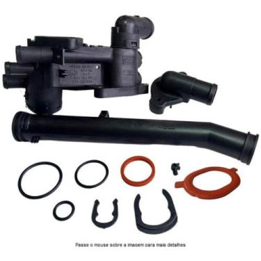 Imagem de Kit válvula termostática Volkswagen Polo Sedan 2002 a 2014 - MG MANGUE
