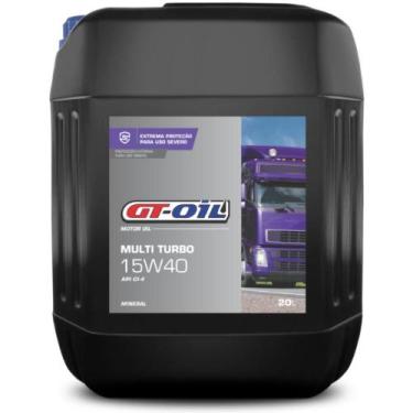 Imagem de Óleo do motor a GT-OIL MULTI TURBO 15W40 MINERAL 20L