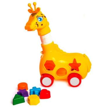 Imagem de Girafa Didática Puxa Estica Colors Na Caixa - Kendy