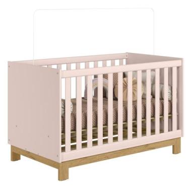Imagem de Berço Americano Mini Cama Slim Q Encanto Rosa - Qmovi, Rosa, 38 Kg